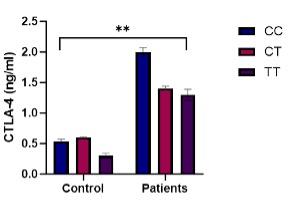 Impact of single nucleotide polymorphisms of immune checkpoint CTLA-4 (SNP rs231775 and rs5742909) in susceptibility to Hashimoto's thyroiditis patients