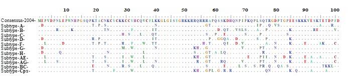 Prediction of immune pressure on HIV-1 regulatory gene tat by human host through bioinformatics tools