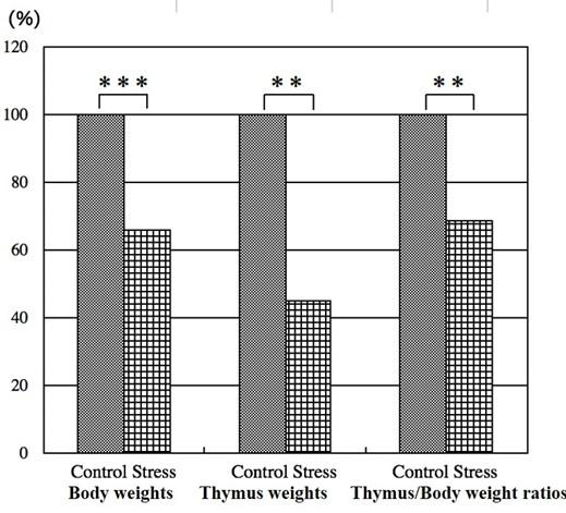 Tyrosine phosphorylation related to thymic involution induced by diet restriction in comparison with aging